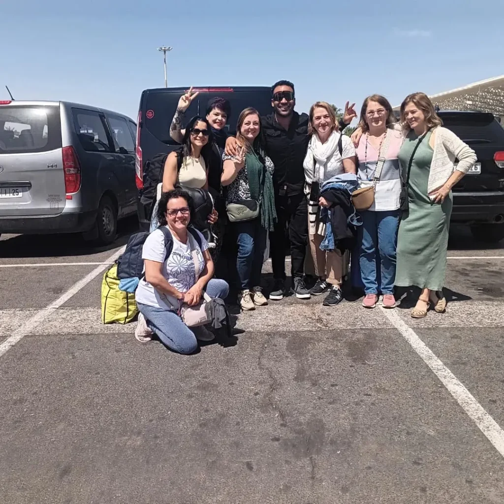 Viajeros disfrutando Marruecos