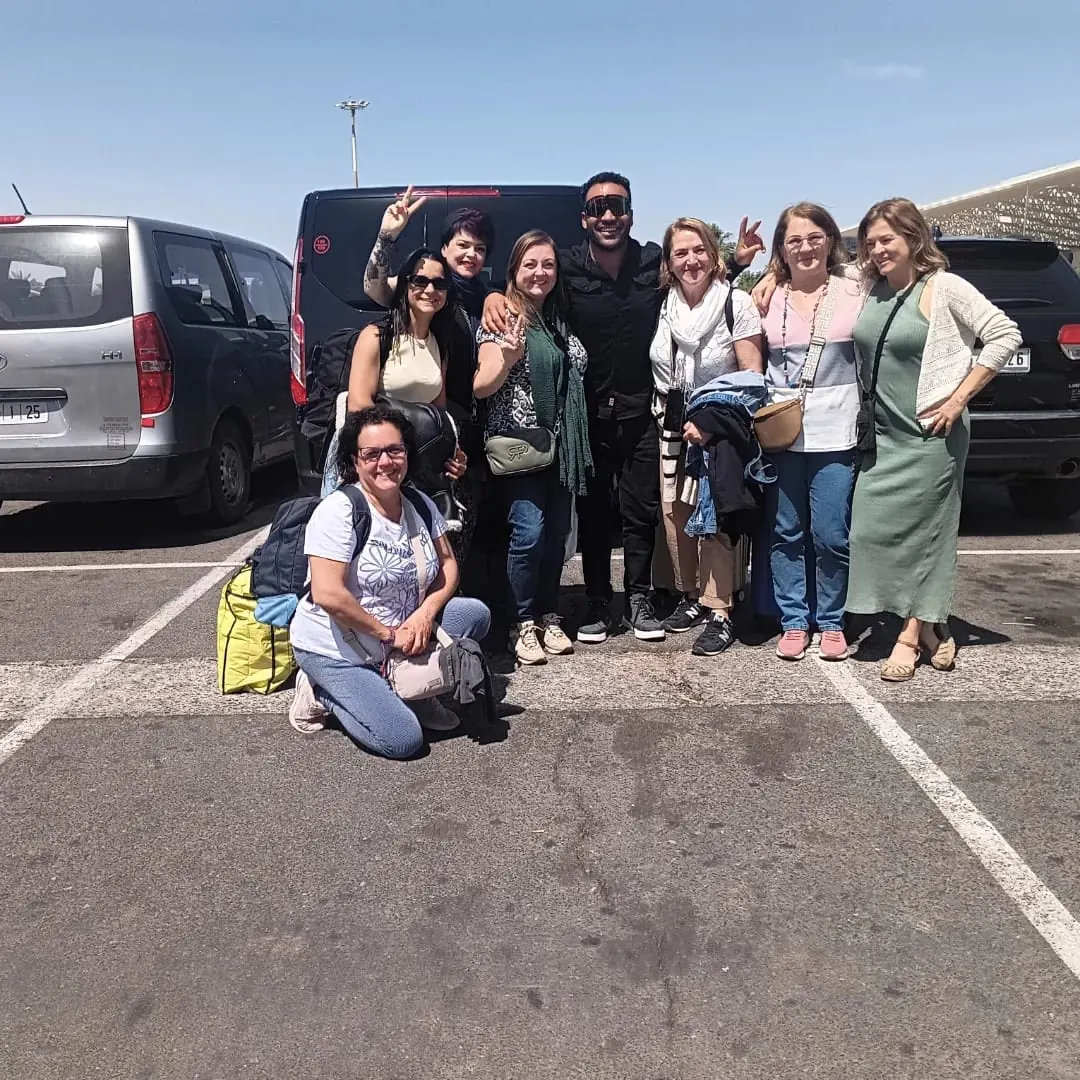 Viajeros disfrutando Marruecos